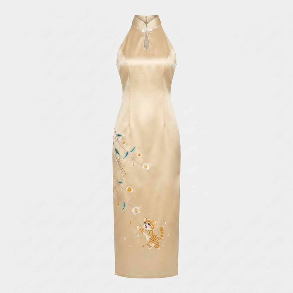 Amber Cat Floral