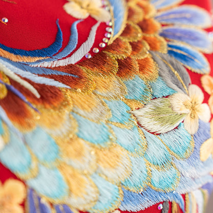 Crimson Golden Plumes